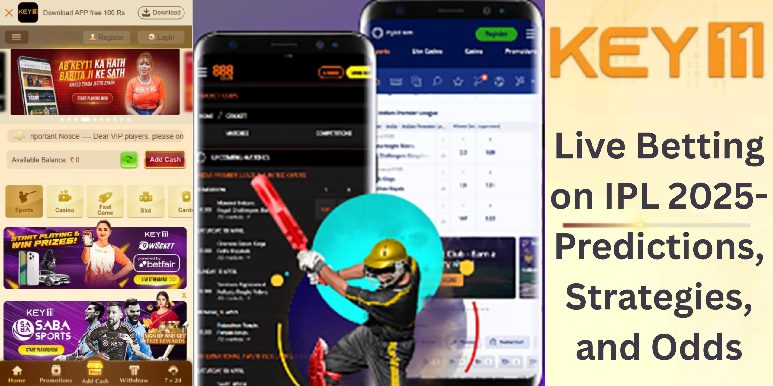 Live Betting on IPL 2025
